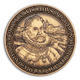 Rudolf II. Geocoin - Antique Gold - 1/2