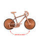 Bicycle geocoin - antique copper - 1/2