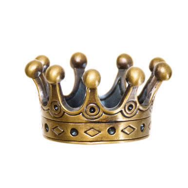 Countess' Crown Geocoin - Antique Gold - 1
