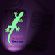 Czech Travel Gecko tag - Luminous - 1/2