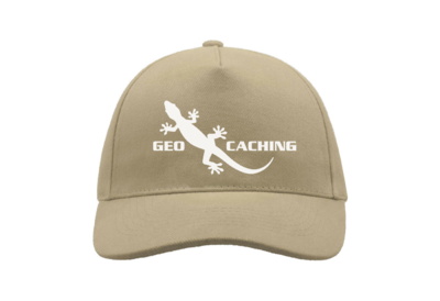 Geocaching gecko cap - sand - 1