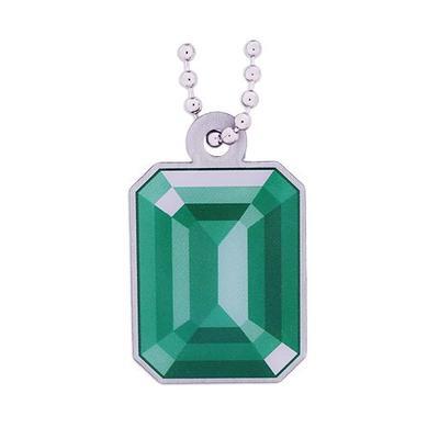 Mystery at the Museum Travel Tag - Emerald