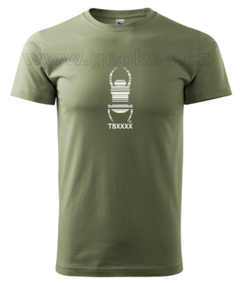 Travel bug trackable t-shirt