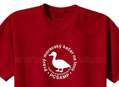 Moravian geocacher trackable t-shirt - 1