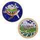 Hidden Creatures Full Size Geocoin and Trackable Tag Set - 1/2