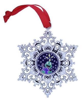 Snowflake Ornament Geocoin - Earth - 1