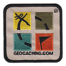 Full Color Geocaching Logo Patch