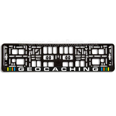 Car license plate holder - GEOCACHING - 1