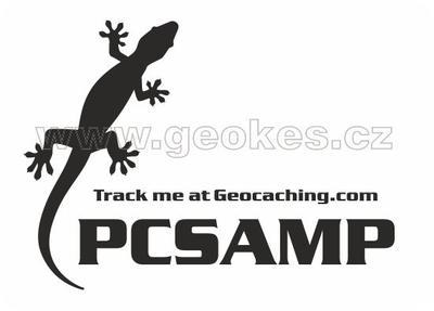 Large trackable decal - black gecko