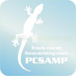 Trackable decal - white gecko inner