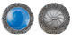 SpaceGate Geocoin - Antique Silver - 1/2