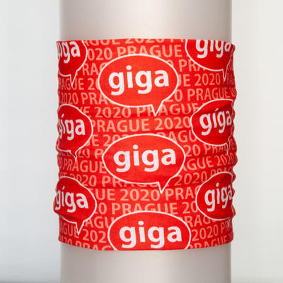 Tube bandana GIGA Prague 2020  - red - 1