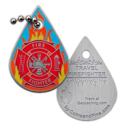 Firefighter Travel Tag