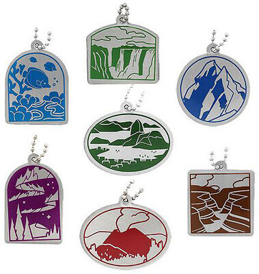 Natural Wonders of the World Travel Tag Set - All 7 Tags
