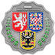 20 Years of Geocaching in Czech Republic Geocoin - Antique Silver - 2/2