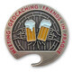 Beer In Prague - Meet & Greet Event Geocoin - Antique Gold - 2/2