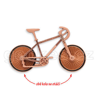 Bicycle geocoin - antique copper - 2