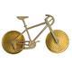 Bicycle geocoin - Two Tone Satin Nickel Bike Gold Wheels - 2/3