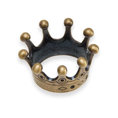 Countess' Crown Geocoin - Antique Gold - 2