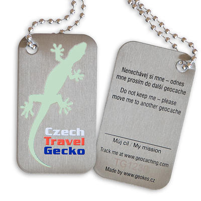 Czech Travel Gecko tag - Luminous - 2