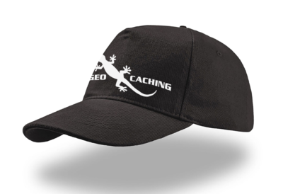 Geocaching gecko cap - black - 2