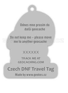 Czech DNF travel tag - 2