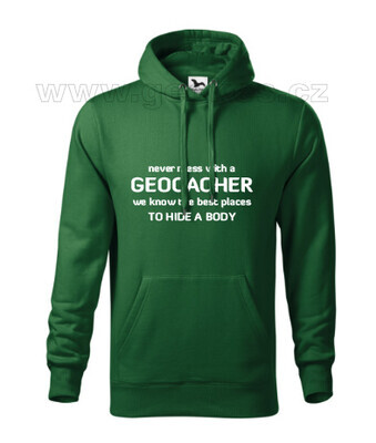 Never Mess With A Geocacher Hoodie - 3