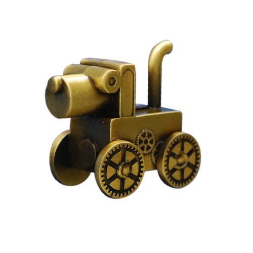 Steampunk Dog Geocoin 