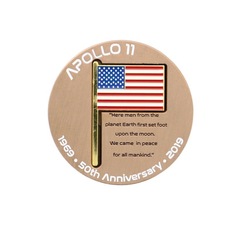 Unactivated Trackable for Geocaching Apollo 11 Moon Landing Geocoin 